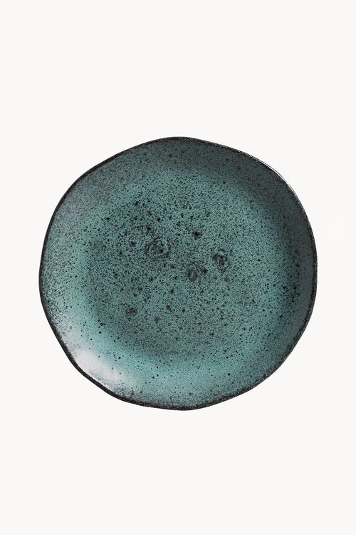 Prato de Sobremesa Orgânico Petroleum em Stoneware