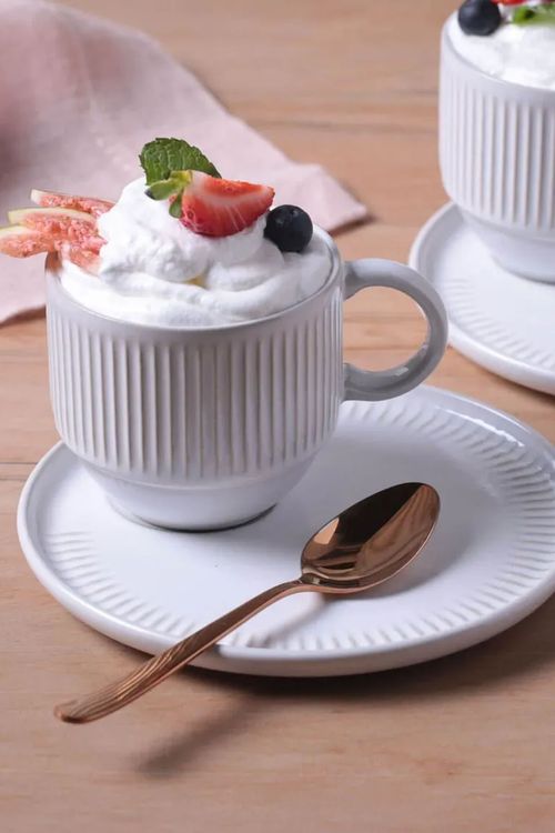 Xicara de Chá New White em Stoneware 230ml