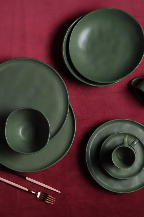 Xicara de Café Bio Stoneware Leaf  120ml