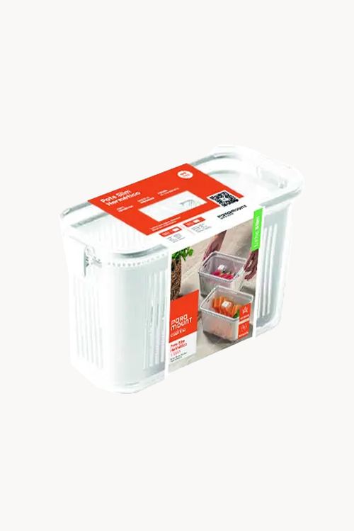 Pote Slim Multiuso com Cesto de Drenagem 1.700ml