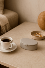 caixa decor bege p 1