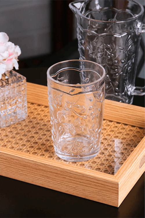 Conjunto de Copos Alto Butterfly em Cristal 6 Peças 330ML