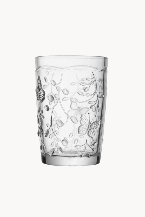 Conjunto de Copos Alto Butterfly em Cristal 6 Peças 330ML