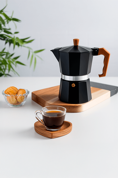 Cafeteira Italiana em Aço Inox 300ml