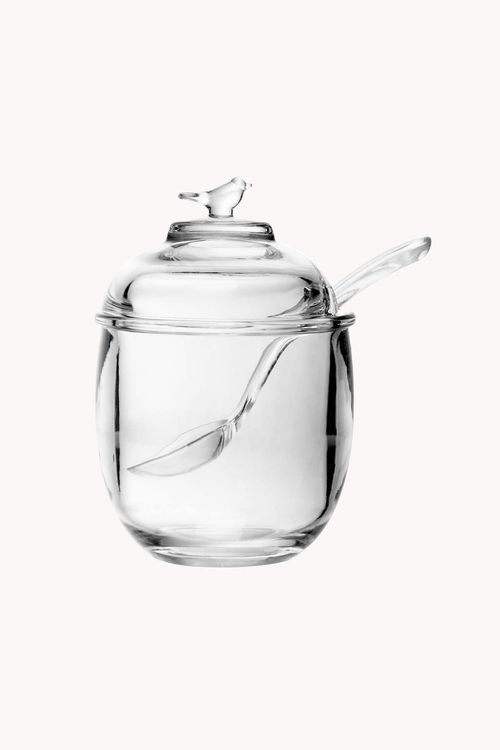 Açucareiro Bird com Colher em Cristal 150ml