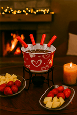 Fondue em Ceramica 6 Pecas