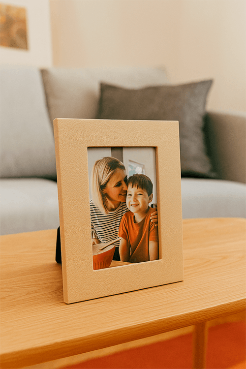 Porta Retrato com Revestimento em PU 10x15