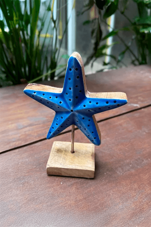 Estrela Decorativa em Madeira