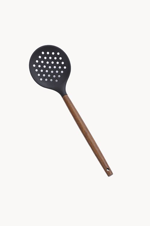 Escumadeira Pratic Chef em Silicone com Cabo em Madeira
