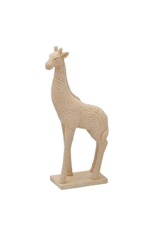 Escultura Girafa Decorativa em Resina