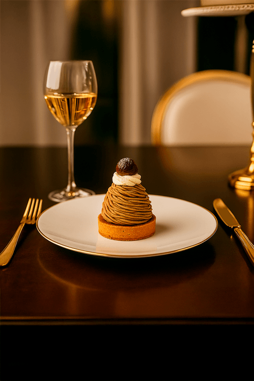Prato de Sobremesa de Porcelana Legacy Gold