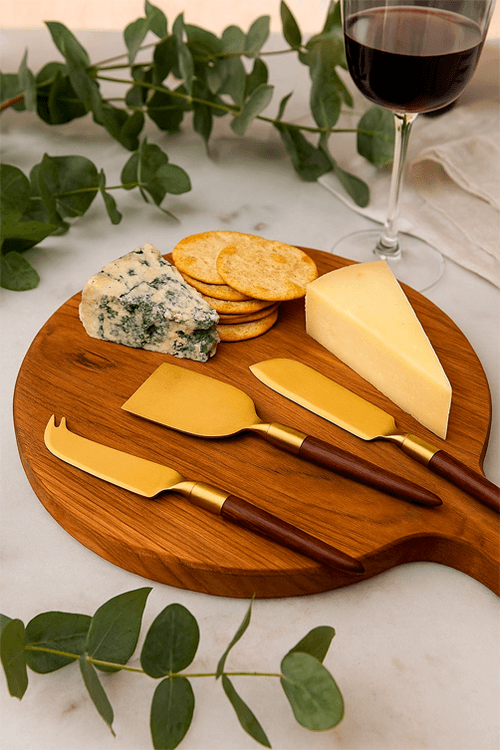 Conjunto de Talheres para Queijo 3 Peças Garbo Ilhéus