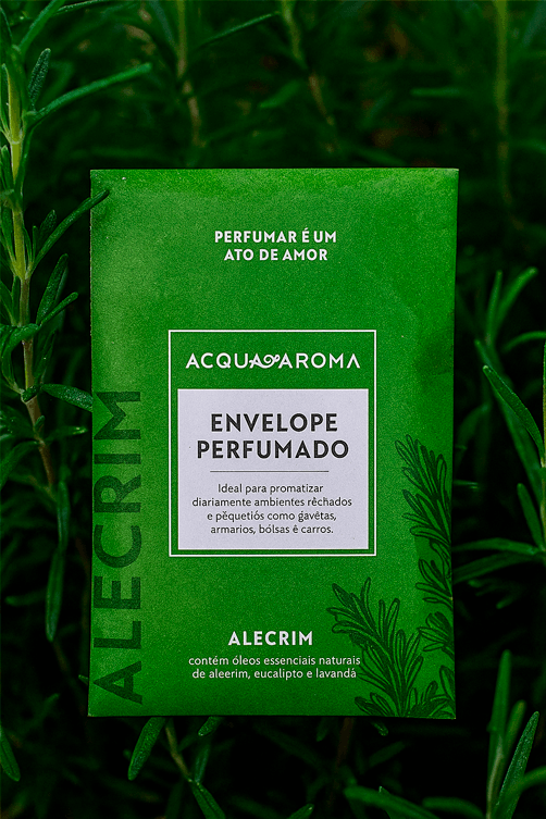 Envelope Perfumado alecrim Tamanho P