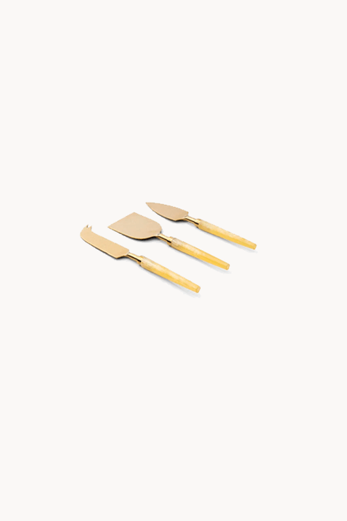 Conjunto de Talheres para Queijo 3 Peças Garbo Turim