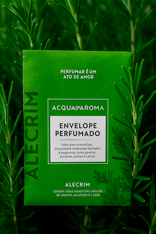 Envelope Perfumado Alecrim Tamanho M