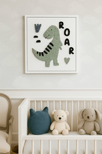 Quadro-T-Rex-3D-Decorativo-em-Madeira