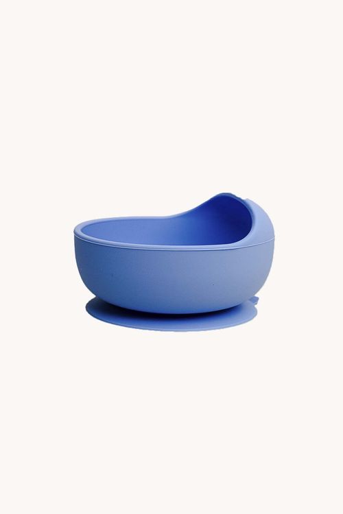Bowl Azul com Ventosa em Silicone