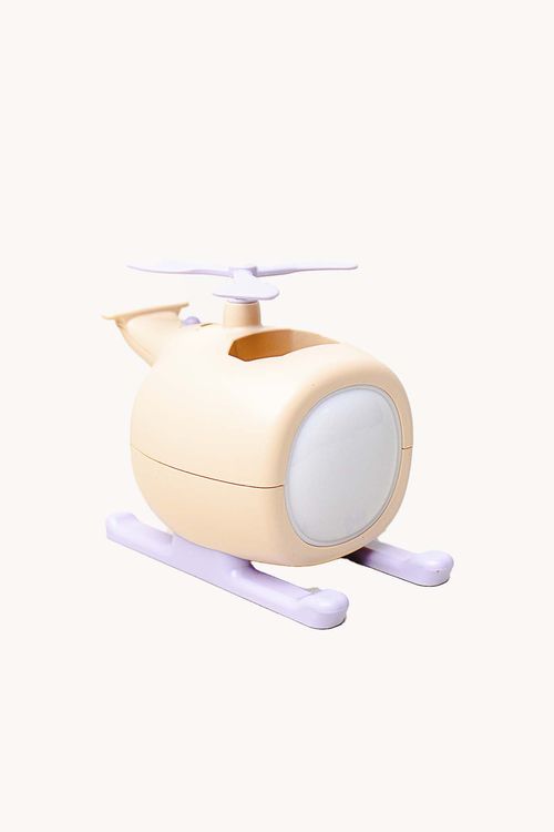 Mini Luminária Infantil de Mesa Helicóptero com LED
