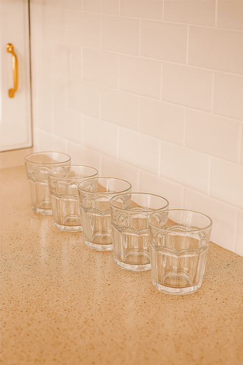 Conjunto de Copos Altos em Vidro 6 Peças 275Ml