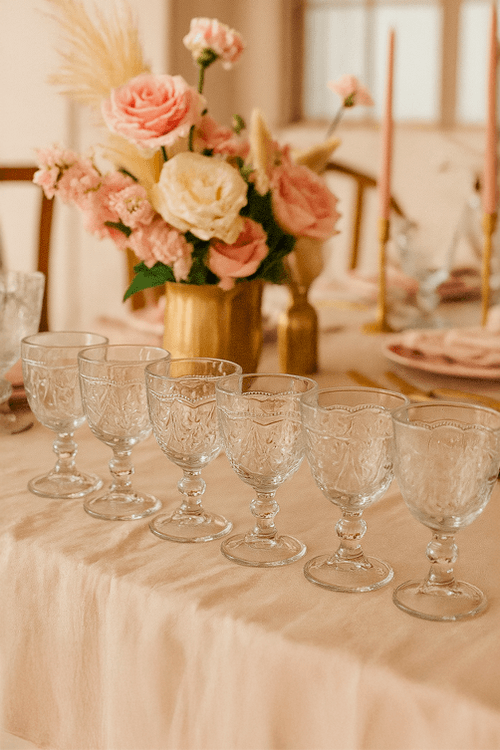 Conjunto de Taça em Cristal 6 Peças 360Ml