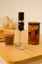 Mixer Eletrico para Bebidas com Suporte em Aco Inox