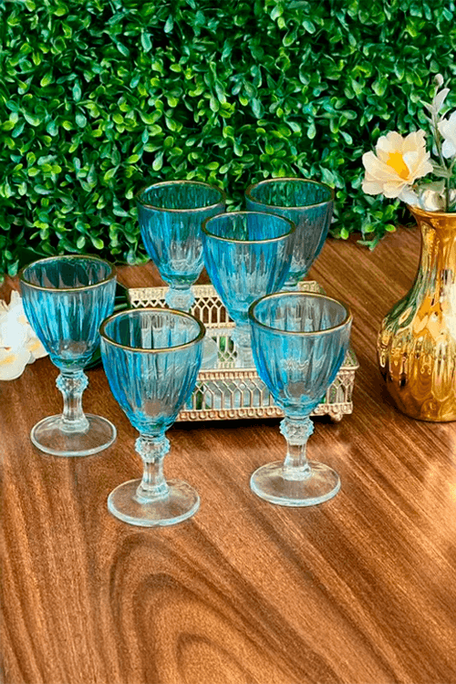 Conjunto Taças de Licor em Vidro 6 Peças 55 ML