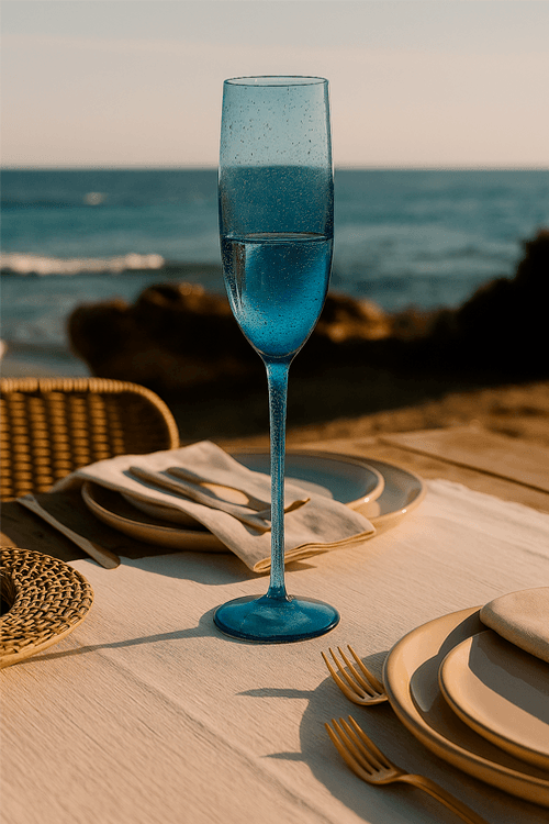 Taça para Champagne em Acrílico