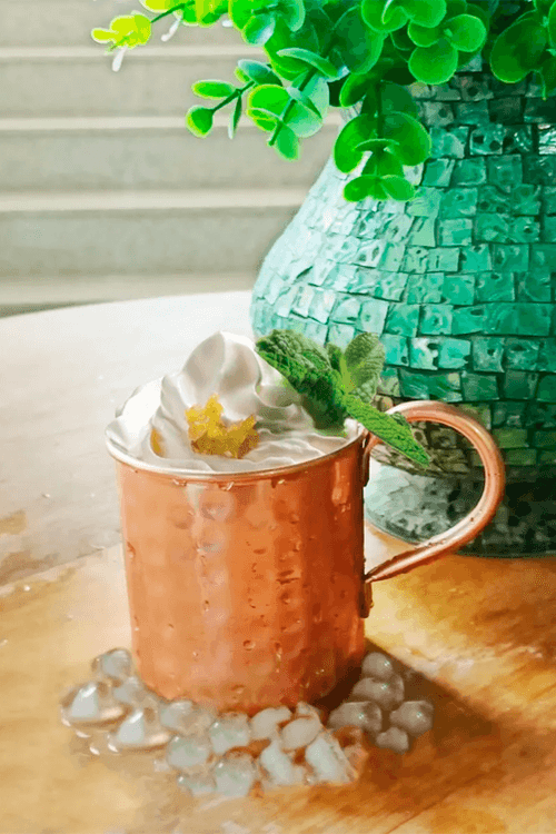 Caneca Martelada em Aço Moscow Mule 350ml