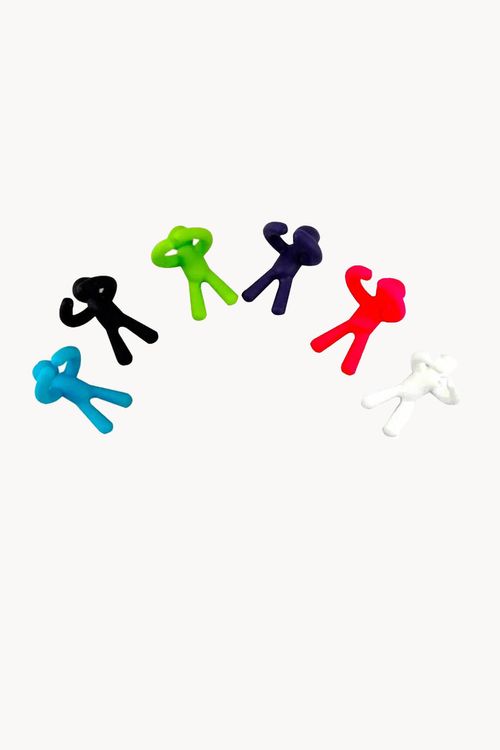 Conjunto de Marcadores de Taças em Silicone 12 Peças