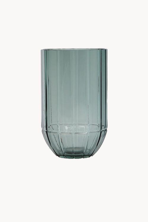 Conjunto de Copos de Verde Fume em Vidro 6 Peças 400ml