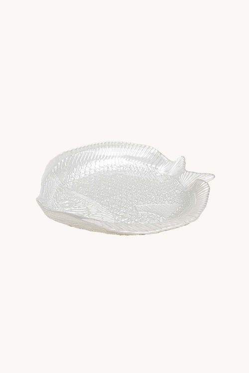 Travessa em Forma de Peixe em Vidro