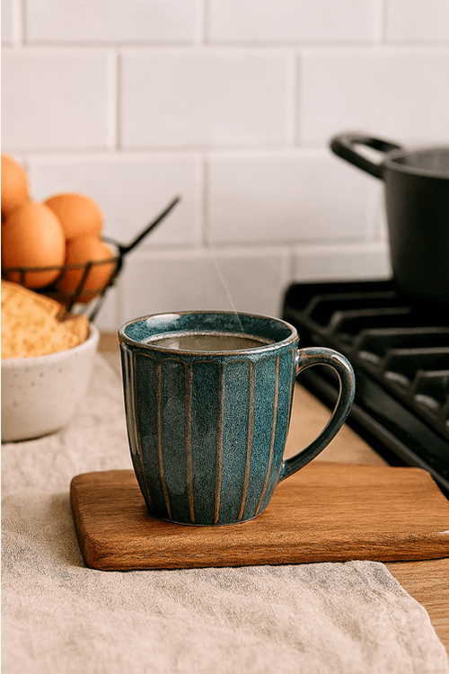 Caneca Striatto em Cerâmica 330Ml