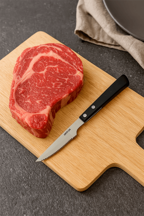 Faca para Churrasco em Aço Inox