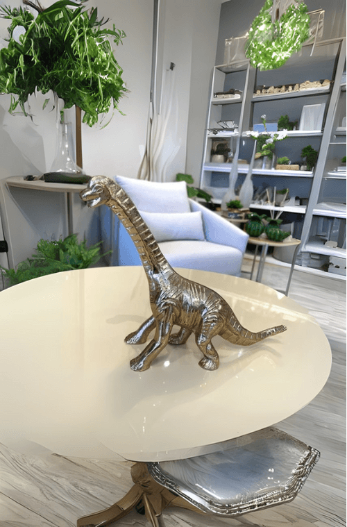 Dinossauro Decorativo em Alumínio