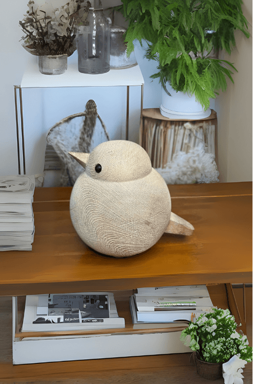 Pássaro Decorativo em Resina Tamanho M
