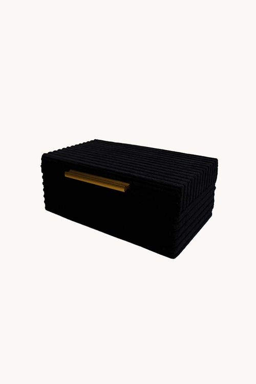 Caixa Decorativa em Mdf com Capa em Veludo
