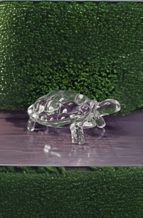 Tartaruga Decorativa em Vidro Tamanho G -1-