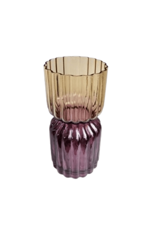 Vaso-de-Vidro-Ondulado-Multicor