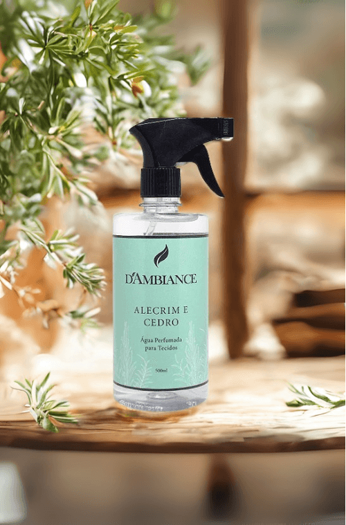 Água Perfumada para Tecidos ALECRIM E CEDRO