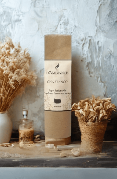 Papel Perfumado para Gavetas e Armários CHÁ BRANCO