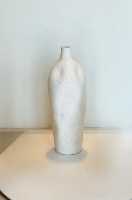 Vaso Decorativo Organic Off White Grande