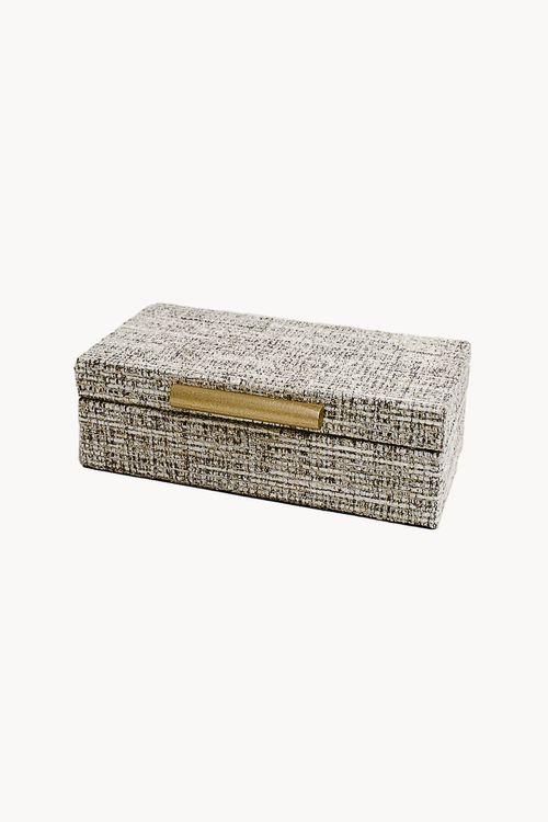Caixa Decorativa com Revestimento em Pu Pequeno