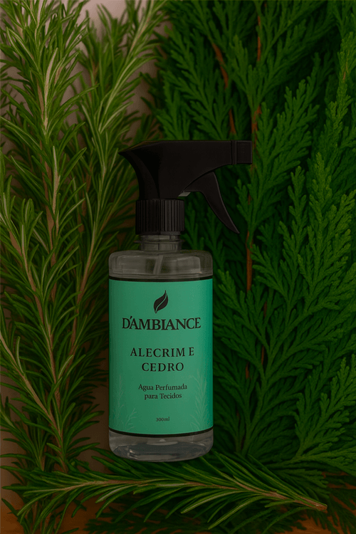 Água Perfumada para Tecidos ALECRIM E CEDRO