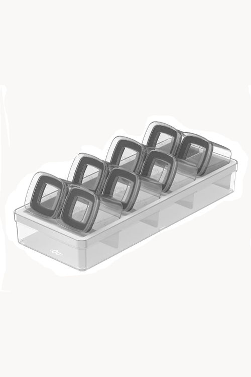 Organizador de Temperos 9 Peças Linha Clear