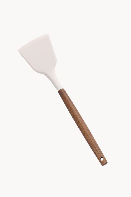 Espátula Pratic Chef em Silicone com Cabo em Madeira