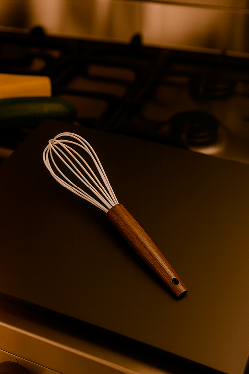 Fuê Pratic Chef em Silicone com Cabo em Madeira