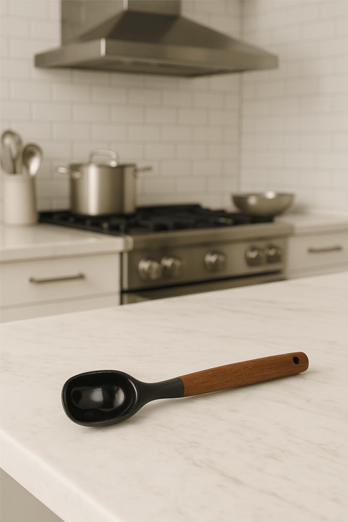 Colher para Sorvete Pratic Chef com Cabo em Madeirap