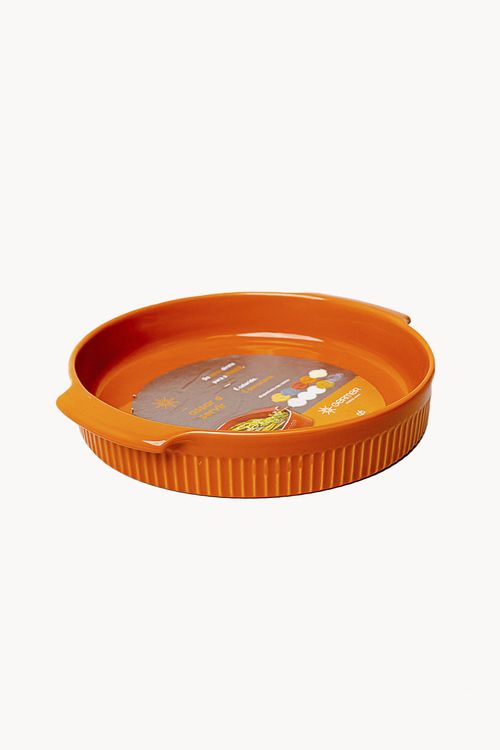 Travessa Redonda em Porcelana com Alça