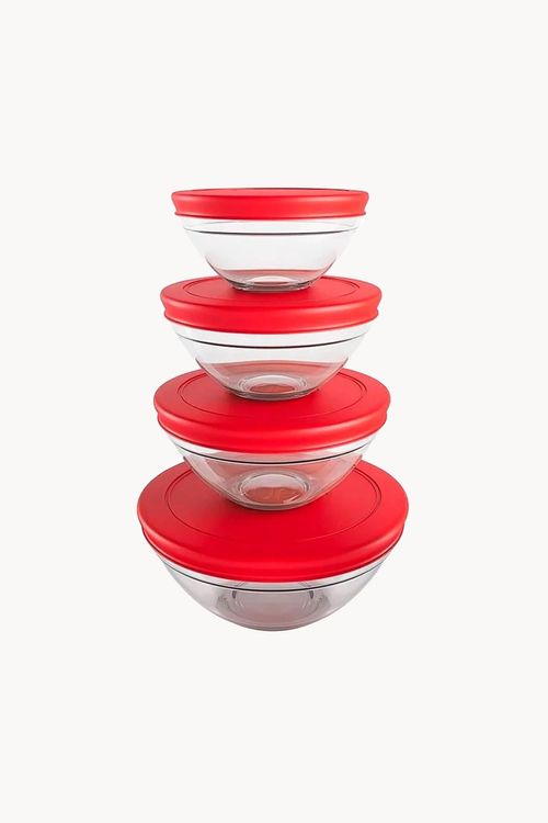 Conjunto de Potes em Vidro 4 Peças