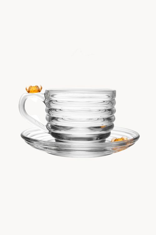 Xicara de Chá Little Bee em Cristal 200Ml